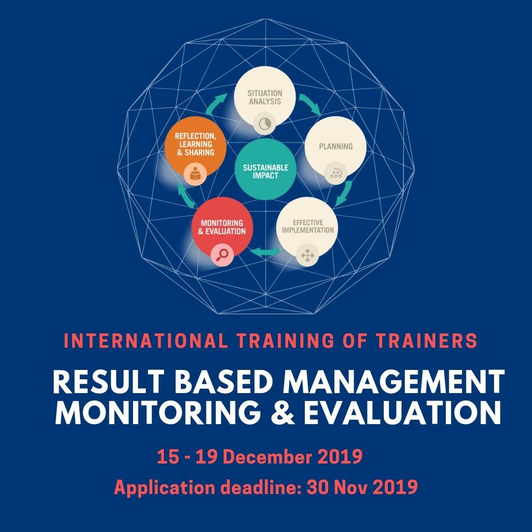 5-Day Training of Traininers on Results Based Management Monitoring and Evaluation